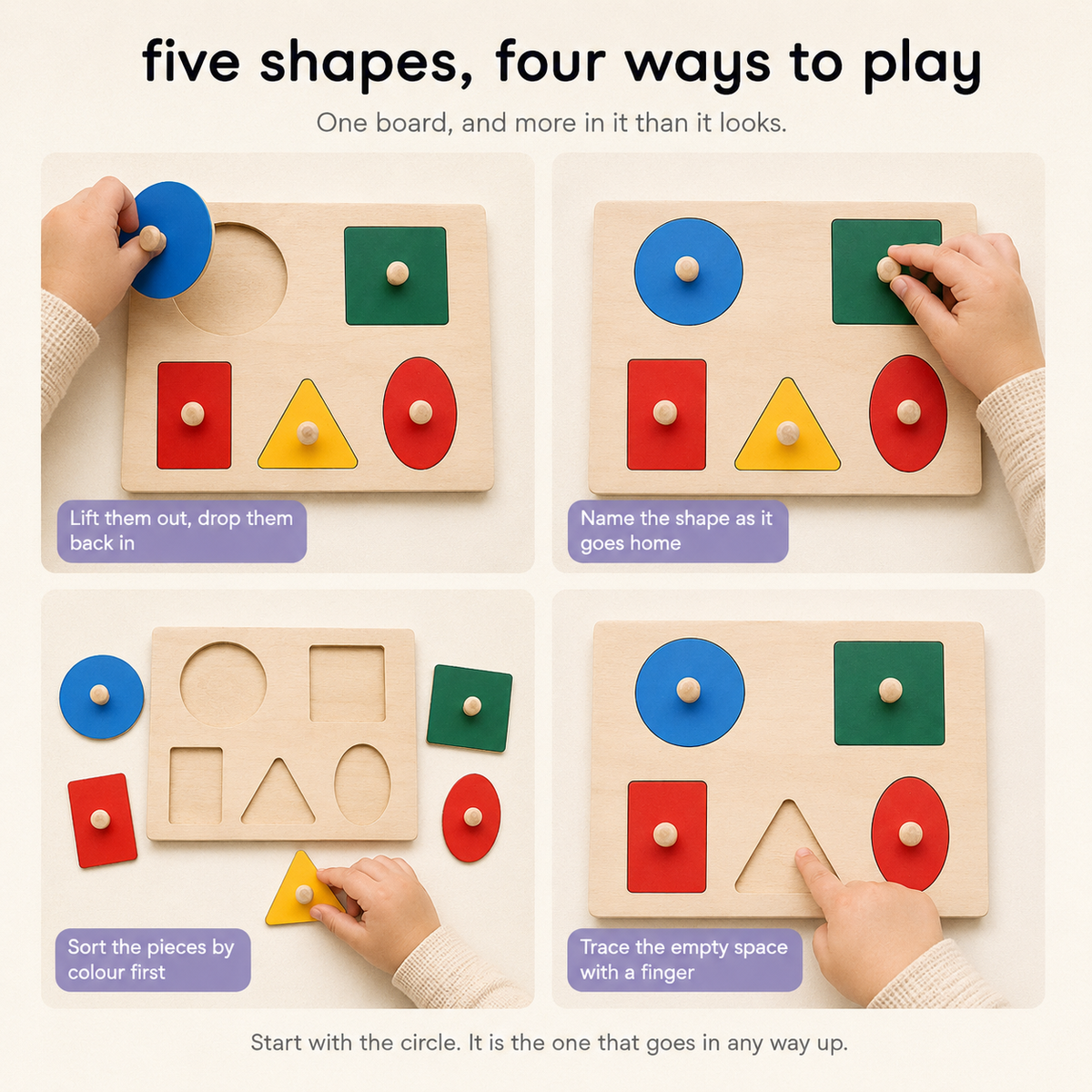 Montessori Geometric Sort Puzzle