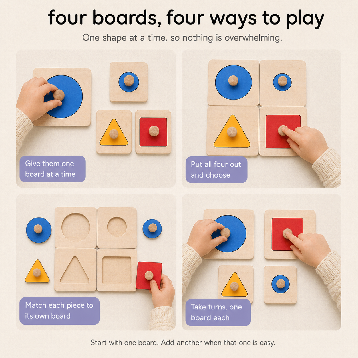 Montessori Geometric Sort Puzzle