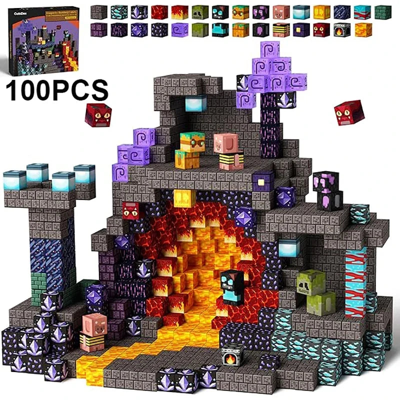 My World Magnetic Tiles Set