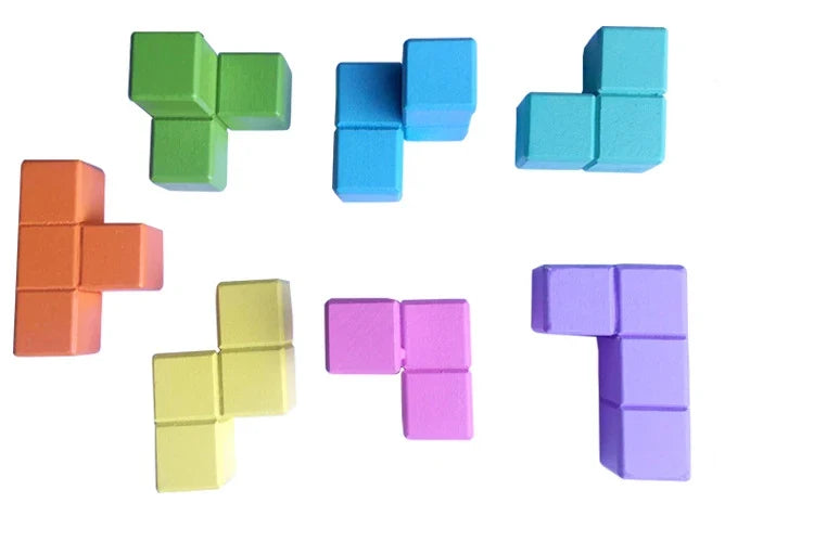Wooden Soma Cube Puzzle
