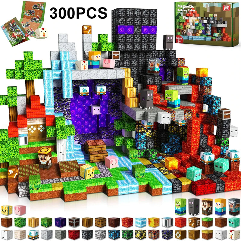 My World Magnetic Tiles Set