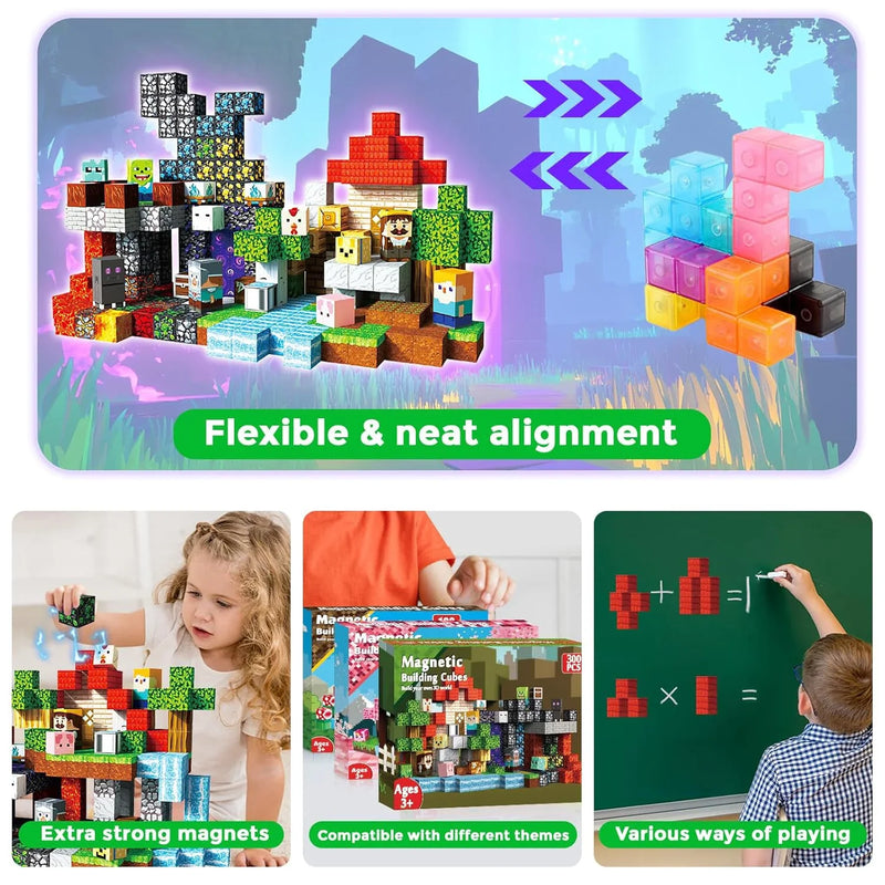 My World Magnetic Tiles Set