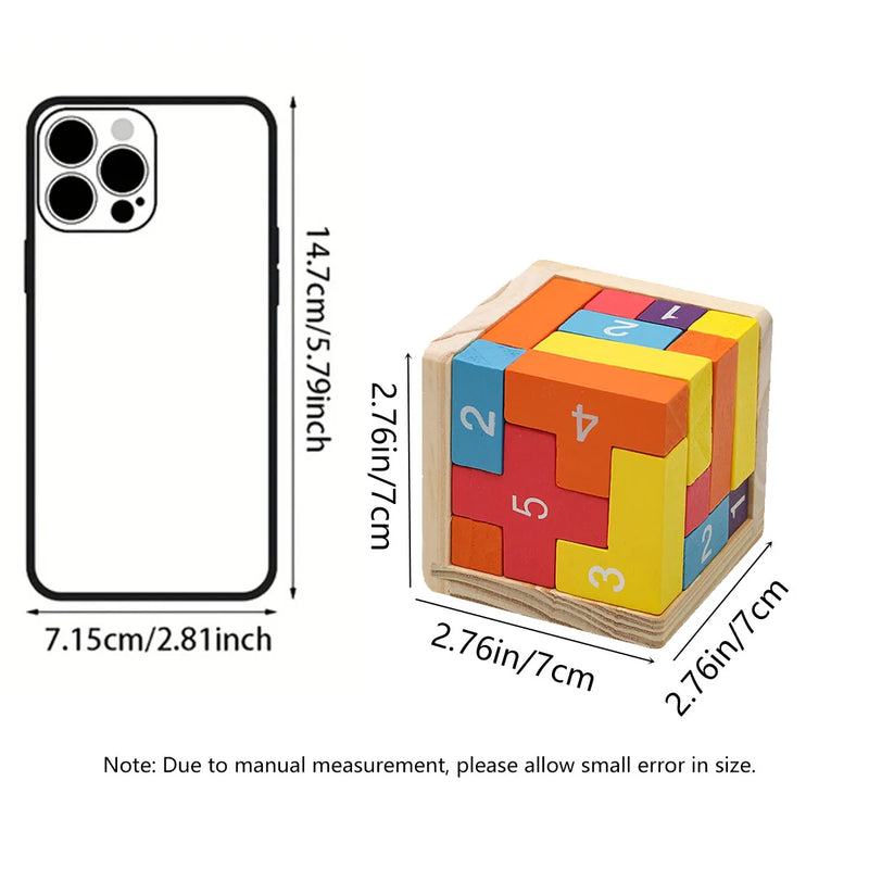 Classic Luban Lock Cube Puzzle