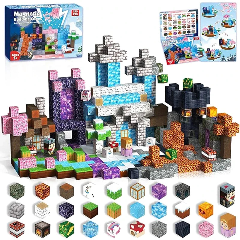 My World Magnetic Tiles Set