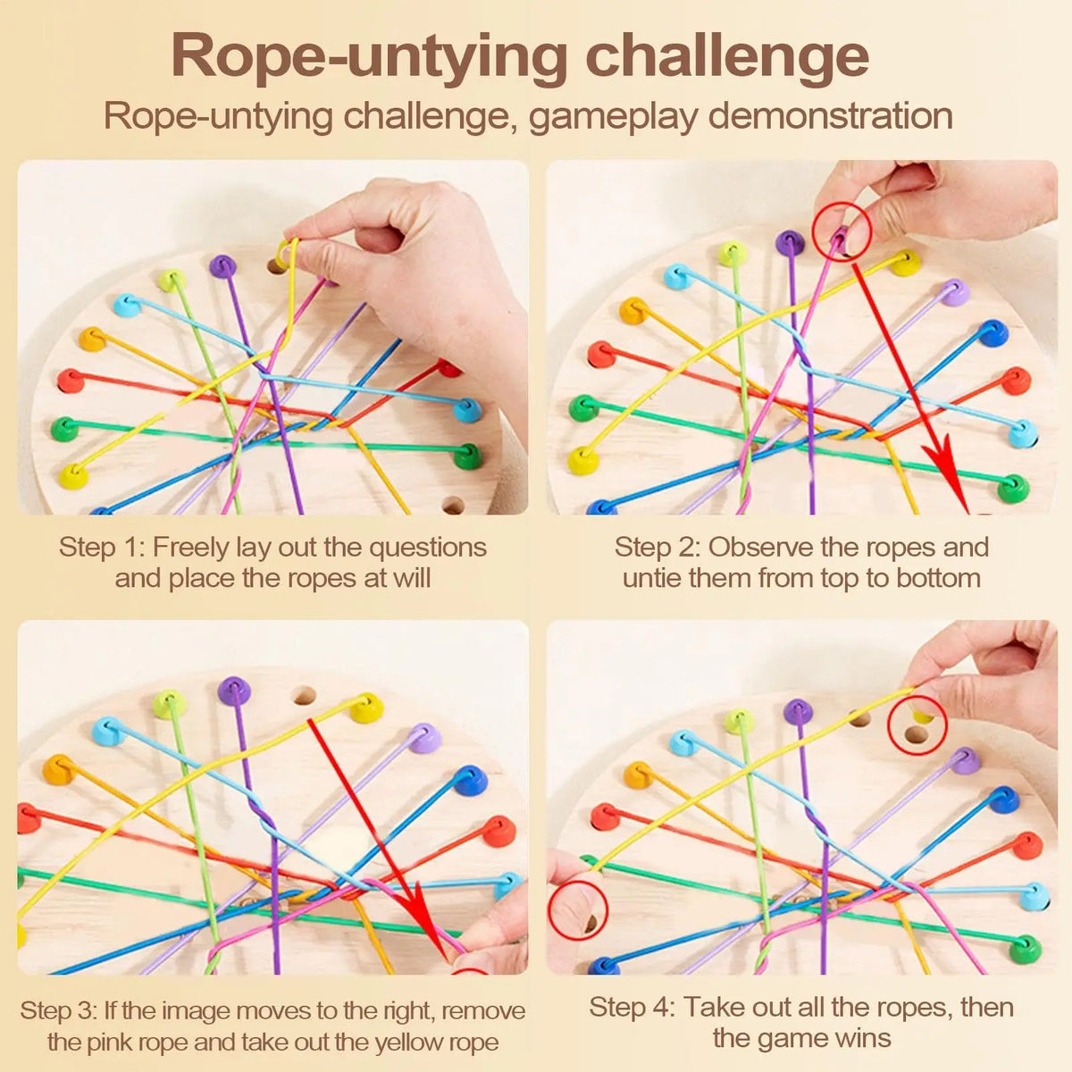 Brainy Knots Rope Puzzle