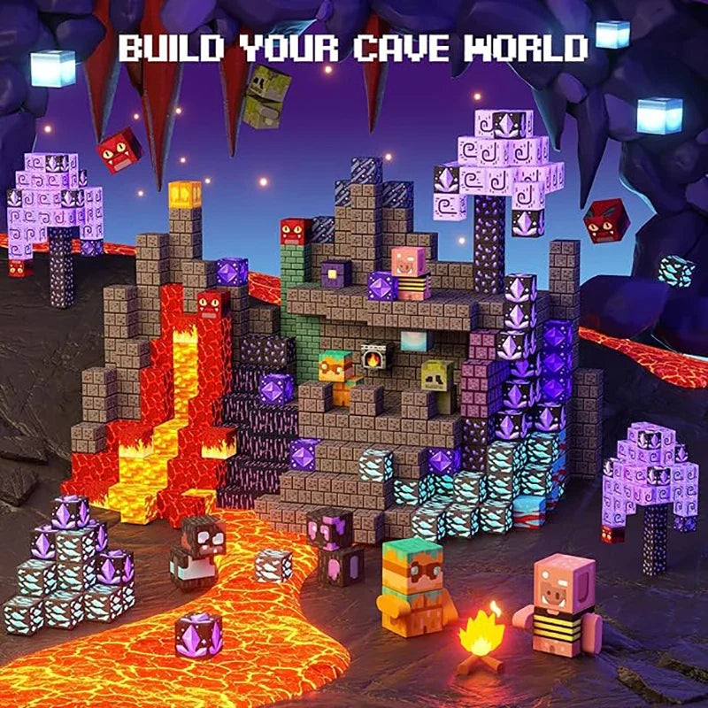 My World Magnetic Tiles Set