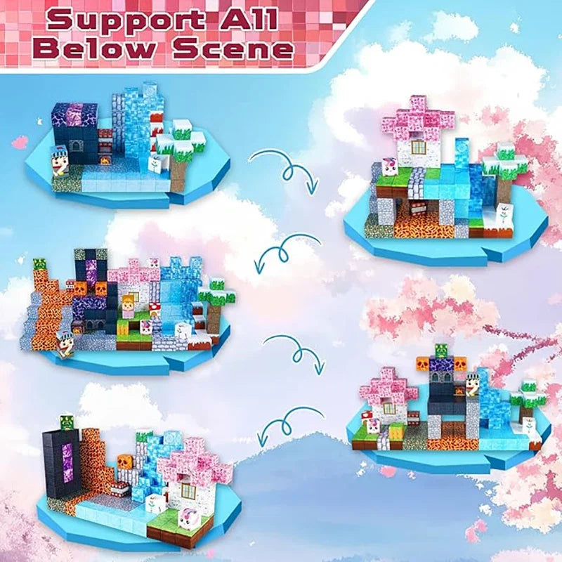 My World Magnetic Tiles Set