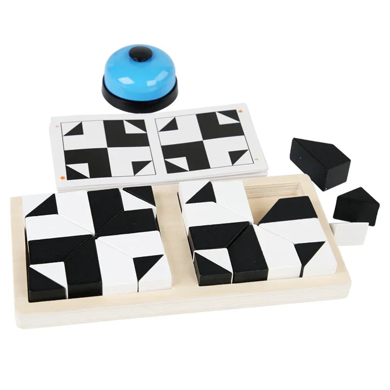 Black & White Tangram Puzzle