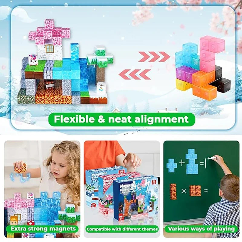 My World Magnetic Tiles Set