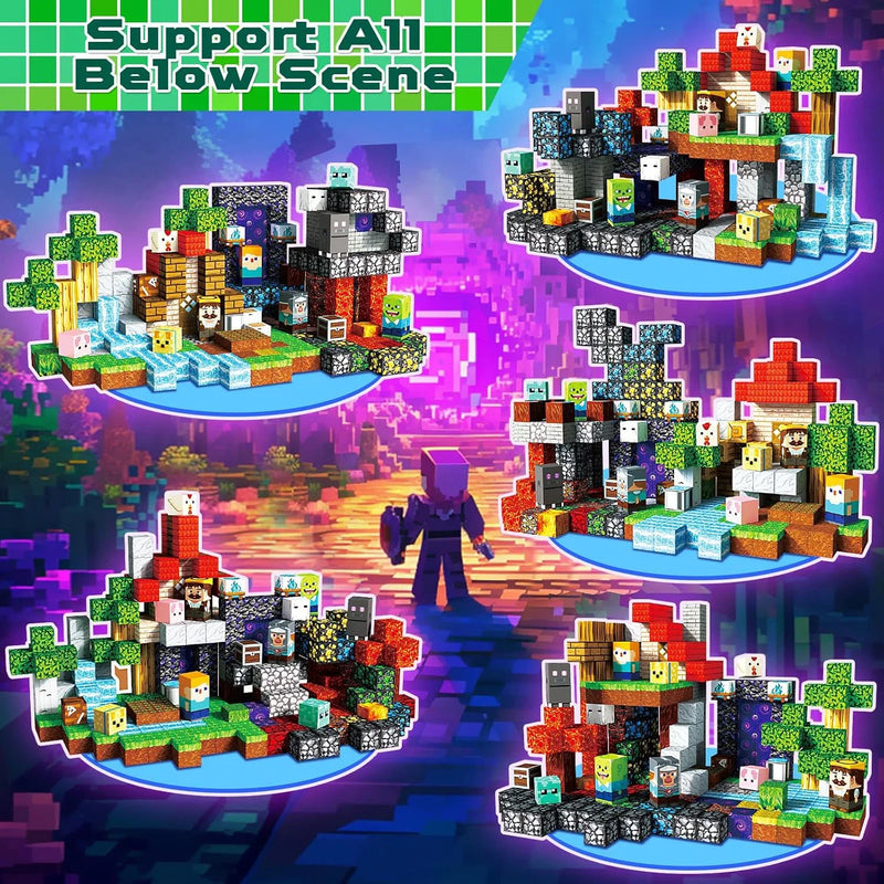My World Magnetic Tiles Set