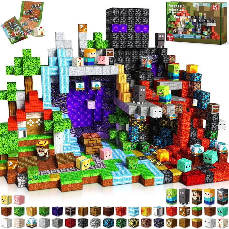 My World Magnetic Tiles Set