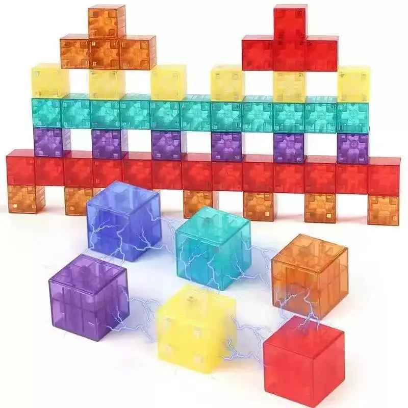 JJ7701 Transparent Magnetic Cubes