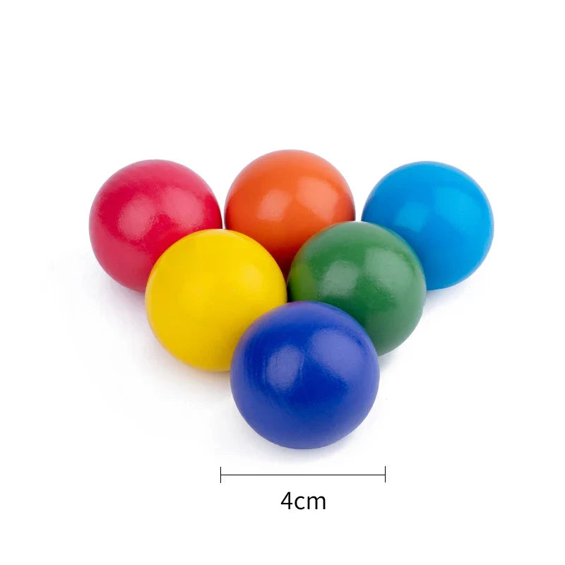 Wooden Rainbow Stacking Blocks