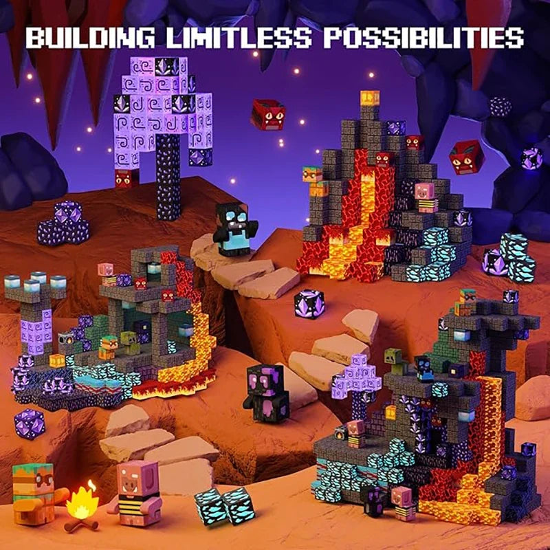 My World Magnetic Tiles Set
