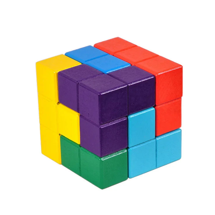 Wooden Soma Cube Puzzle