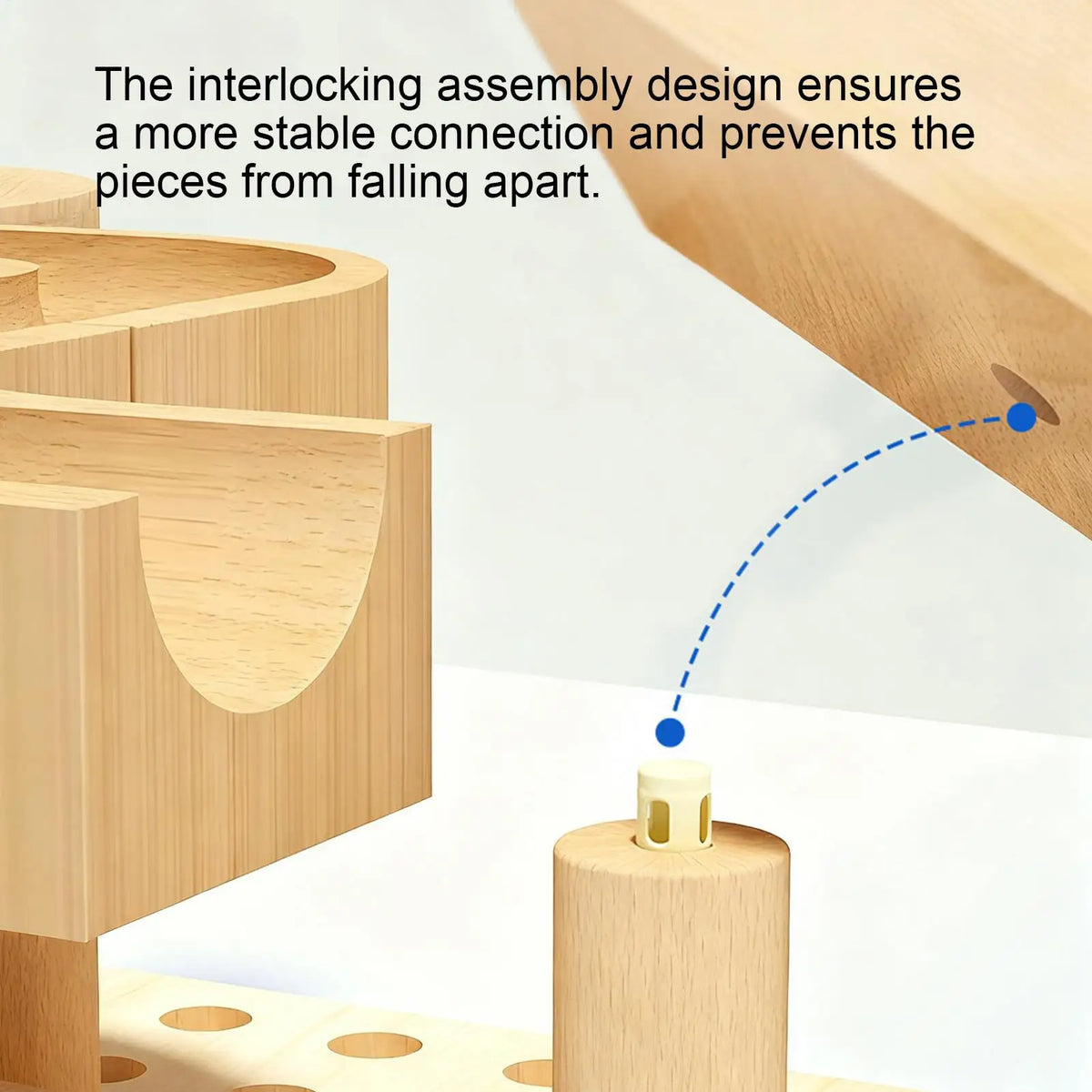 Wooden Marble Race Puzzle Board