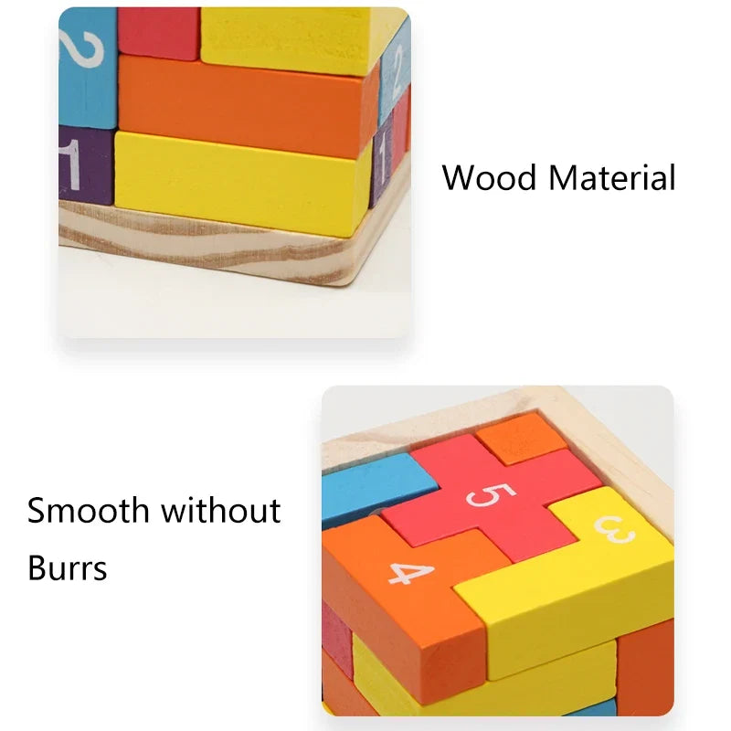 Classic Luban Lock Cube Puzzle