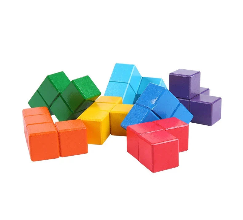 Wooden Soma Cube Puzzle