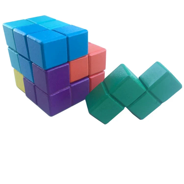 Wooden Soma Cube Puzzle
