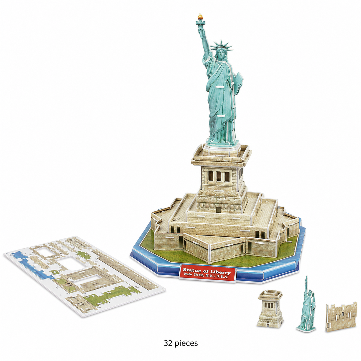 World Attractions Paper Puzzle