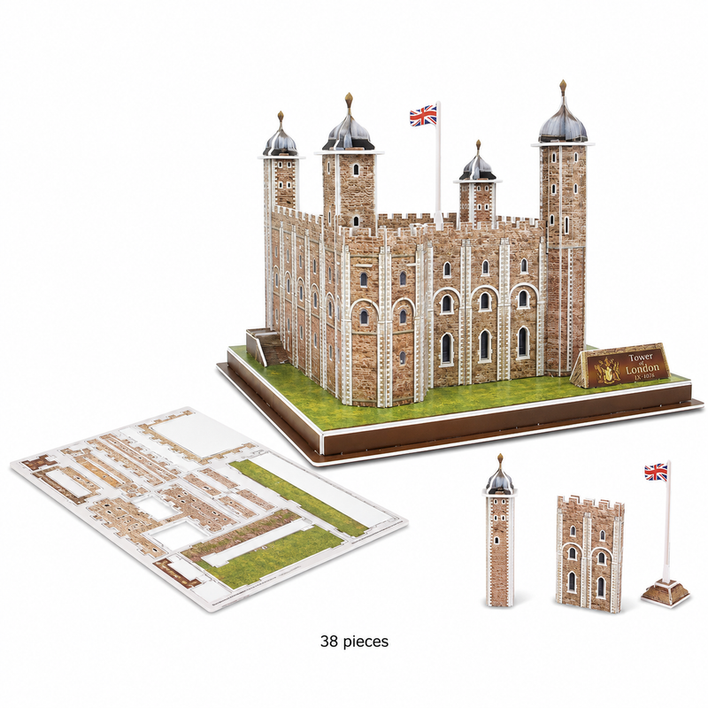 World Attractions Paper Puzzle